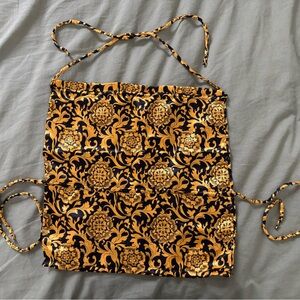 Elegant Black and Gold Women's top